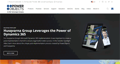 Desktop Screenshot of powerobjects.com